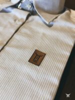 Camisa Feminina Listrada Bege  Marruá Torn