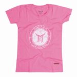 T-Shirt Feminina Rosa Craquelado da Marruá Torn