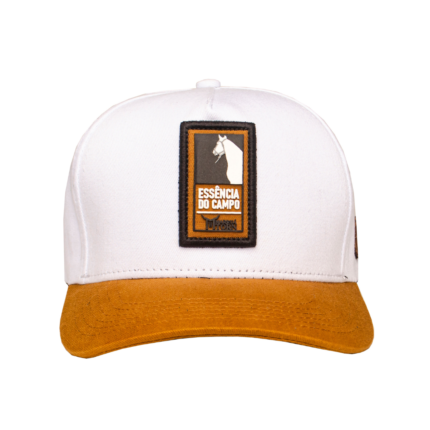 Boné Trucker Marruá Torn Essência do Campo Branco
