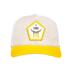 Boné Trucker Marruá Torn Rustic Ride Yellow