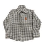 Camisa Infantil Xadrez Marrom Clássica Marruá Torn - Imagem 2