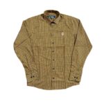 Camisa Masculina Xadrez Mostarda Clássica Marruá Torn - Imagem 2